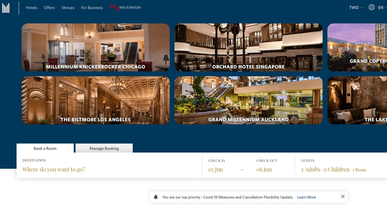 Millennium 千禧酒店官網CP值商品評價,優惠代碼、折扣碼 Millennium 千禧酒店